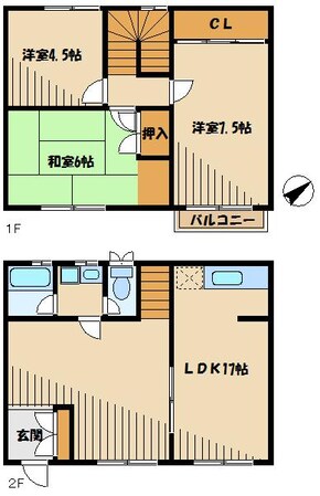 パルコート町田の物件間取画像